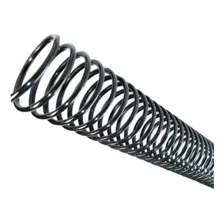 Espiral Para Encadernação Preto 17mm P/ 100 Folhas A4 100un Foto mini 1
