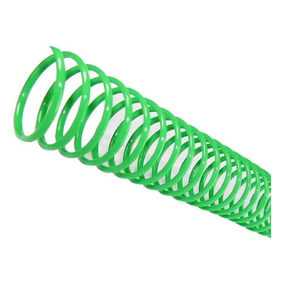 Espiral Para Encadernação Verde 12 Mm Para 70 Folhas 100un Foto 1