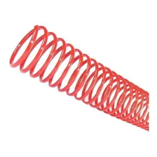 Espiral Para Encadernação Vermelho 12mm Para 70 Folhas 100un Foto mini 1