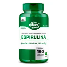 Espirulife Spirulina 500mg Unilife - 150 Comprimidos Sabor Sem sabor Foto mini 4