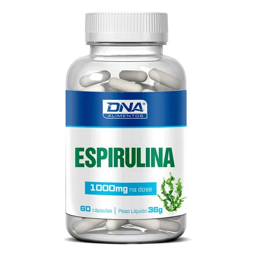 Espirulina 60 Cápsulas - Dna Foto 1