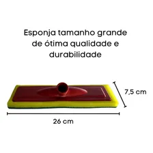 Esponja Abrasiva Limpa Azulejo Piso Bucha Esfregão Kit Com 3 Foto mini 4