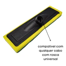 Esponja Abrasiva Limpa Azulejo Piso Bucha Esfregão Kit Com 3 Foto mini  2