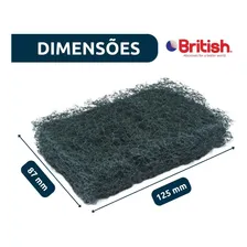 Esponja Fibraço Limpa Grelha Chapa Limpeza Ultra Pesada Foto mini 3