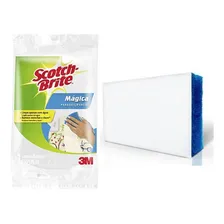 Esponja Mágica Scoth Brite 3m Azul E Branca Foto  mini 1