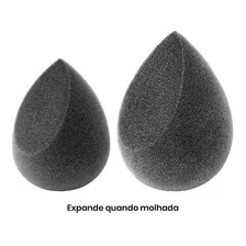 Esponja Maquiagem Microfibra Supersoft Pramaquiar Sem Latex Cor Preto Foto mini  3