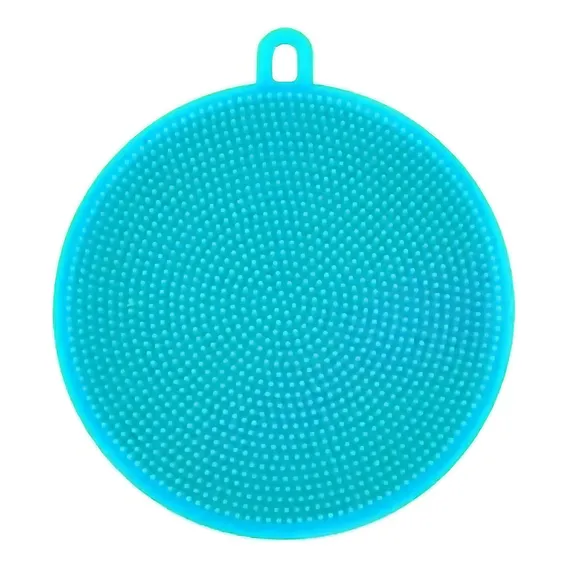 Esponja Multiuso Silicone Antibacteriana Bucha Louça Cozinha Foto 1