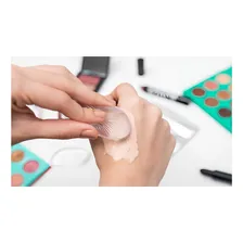 Esponja Silicone Aplicador Base Maquiagem Macia Econ么mica Foto mini 2