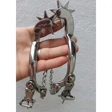Espora Cavalo Inox Vaquejada Foto  mini 1
