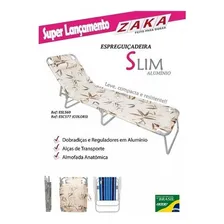Espreguiçadeira Zaka Slim Laranja Citrica Foto mini  2