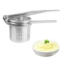 Espremedor Amassador Batata Manual Aluminio Injetado 22cm Foto mini 2