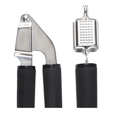 Espremedor Amassador De Alho Para Cozinha Preto Kitchenaid Foto mini 3