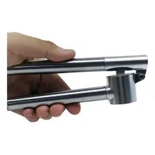 Espremedor De Alho Tambor Removível Aço Inox Triturador Foto mini 1