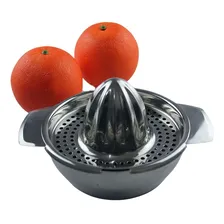 Espremedor De Laranja Limão Manual Em Aço Inoxidável Prático Cor inox Foto  mini 1