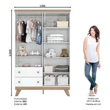 Espresso Móveis Quarto De Bebê Completo Berço 3 Em 1 Com Guarda Roupa 4 Foto mini 3