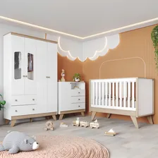 Espresso Móveis Quarto De Bebê Completo Berço 3 Em 1 Com Guarda Roupa 4 Foto mini 2