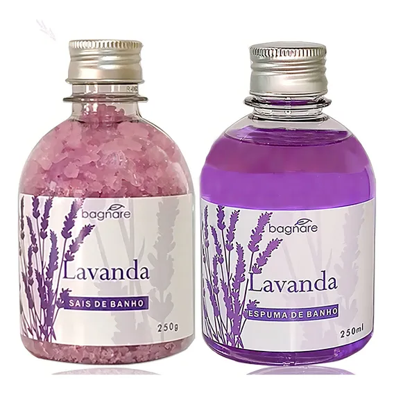 Espuma De Banho + Sais Espumante P/ Banheira Hidromassagem Cor Lavanda Fragrância Lavanda Foto 1