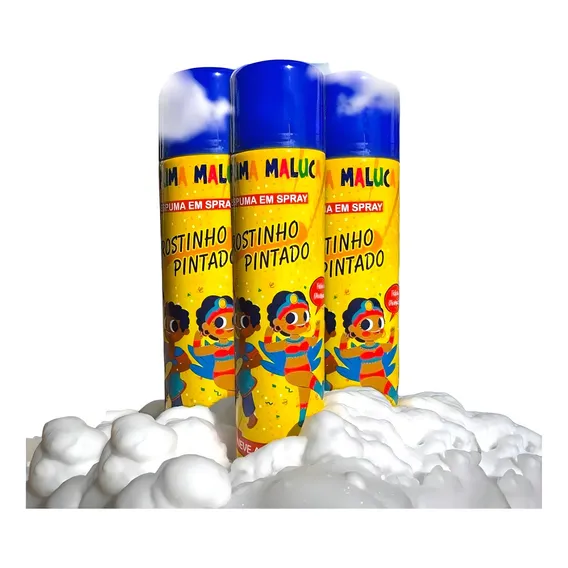 Espuma Em Spray Neve Artificial Rostinho Pintado 400ml Foto 1