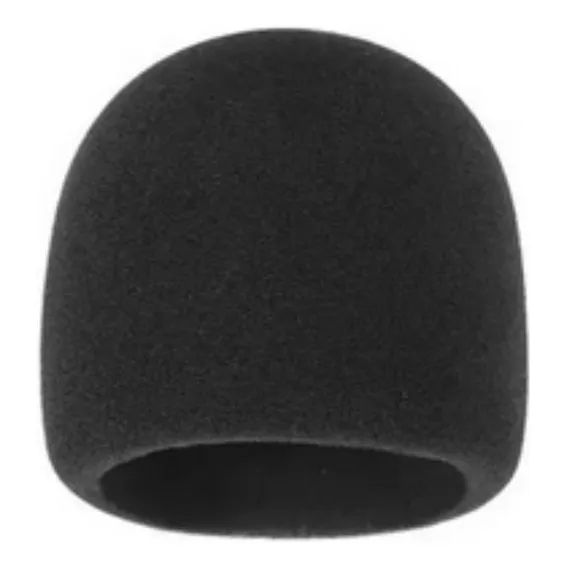 Espuma Windscreen Pop Filtro P/ Microfones Grandes 2,5 Poleg Cor Preto Foto 1