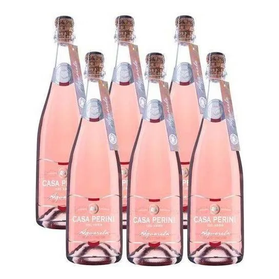 Espumante Casa Perini Moscatel Aquarela 750ml 06 Unidades Foto 1