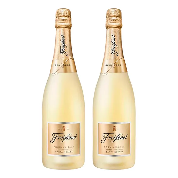 Espumante Freixenet Carta Nevada Demi-sec 750ml Kit 2 Unid Foto 1