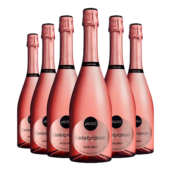 Espumante Ponto Nero Live Celebration Brut Rosé 6x750ml Foto 1