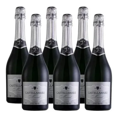 Espumantes Moscatel Castellamare 750ml Serra Gaúcha Kit 6Castellamare 2022 dolce 750 pacote x 6 u Foto 1