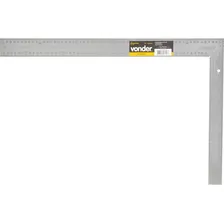 Esquadro Básico Metalico 24 Pol Aço Inox Vonder Foto mini 1