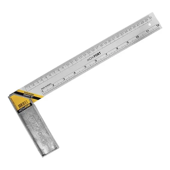 Esquadro Cabo Aluminio Momfort 14 35cm 626014 Foto 1