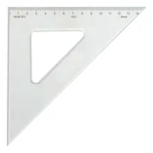 Esquadro Desetec Trident Gravação 1521 Para Desenho Técnico Foto mini 2
