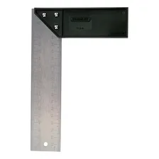 Esquadro Economico Stanley 10 25cm 46-039 Foto mini  2