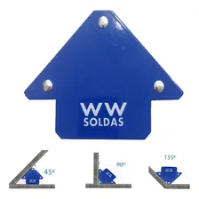 Esquadro Magnetico 3 Peças - 12kg /25lbs Para Solda Wwsoldas Foto mini 1