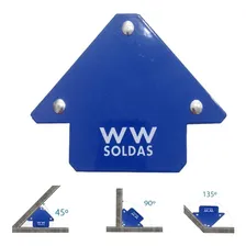 Esquadro Magnetico 3 Peças - 12kg /25lbs Para Solda Wwsoldas Foto  mini 1