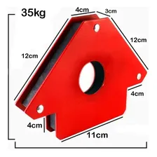Esquadro Magnético Hexagonal Para Solda Serralheiro 35kg Foto mini 2