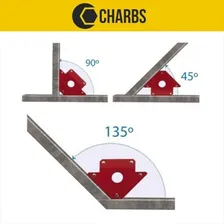 Esquadro Magnético para Solda 35Kg Charbs Foto mini 4