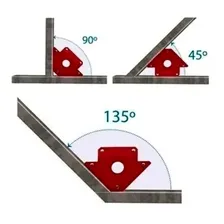Esquadro Magnético Solda 23 Kg Ângulos 45 90 E 135 Mtx Foto mini 3
