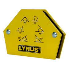 Esquadro Magnético Soldador Eml-12a 12kg Kit 4 Peças Lynus Foto mini 2