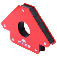 Esquadro Magnetico Triangular Para Soldador 30kg Worker Foto mini 1