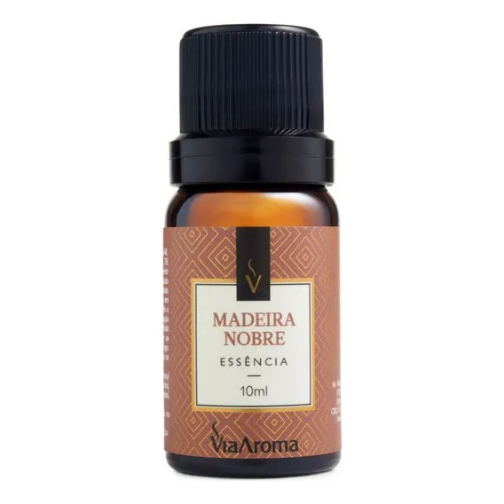 Essência Aromática Classica Madeira Nobre Via Aroma 10ml Foto 1