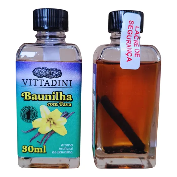Essencia De Baunilha Com Fava De Baunilha Natural - 30ml Foto 1