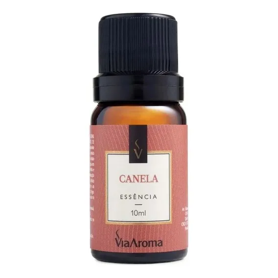 EssĂȘncia Via Aroma 10ml ClĂĄssica Canela Foto 1