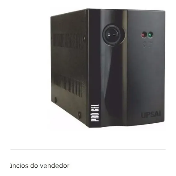 Estabilizador Para Geladeira 1kva Pro-gel 220v/220v - Upsai Cor Preto Foto 1