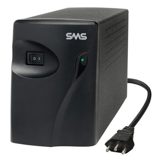 Estabilizador Sms Progressive Iii 600va Bivolt/saída 115v Cor Preto Foto 1