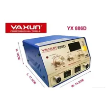 Estaçao De Retrabalho Solda E Ar Quente Yaxun 886d 220v Foto mini 4
