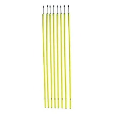 Estacas Treinamento Agilidade Aço 1,62m T77, Amarelo - Acte Foto mini  3