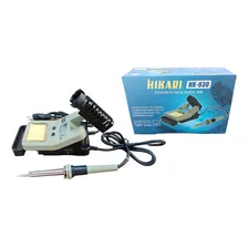 Estação De Solda Ajustável Digital 50w Hikari Display Led 127V Foto mini  3