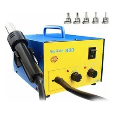 Estação Solda E Retrabalho Ar Quente 2in1 Yaxun 702b+ 220v Foto mini 4