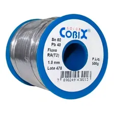 Estanho Para Solda 60x40 Snxpb 1,0mm Fluxo Ra T2 500g Cobix Foto mini 4