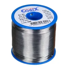 Estanho Para Solda 60x40 Snxpb 1,0mm Fluxo Ra T2 500g Cobix Foto mini 3