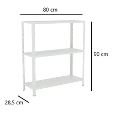 Estante Aço 3 Prateleiras Eaf007 Branco Foto mini 3
